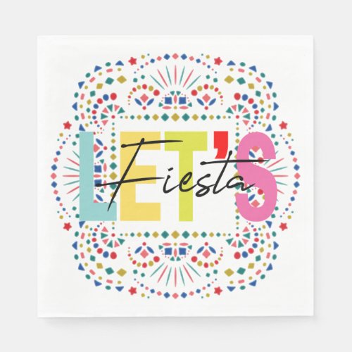 Lets Fiesta HHM Party Napkins