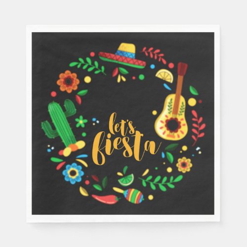 Lets Fiesta HHM Party Napkins