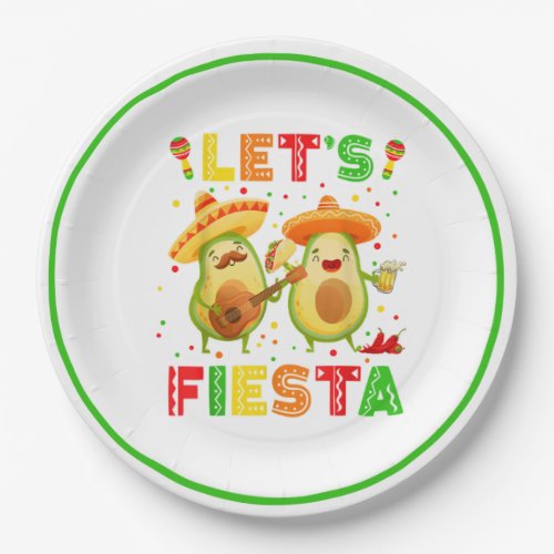 Lets Fiesta HHM Party Paper Plates