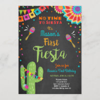 Let's Fiesta Mexican Birthday Cactus Boy