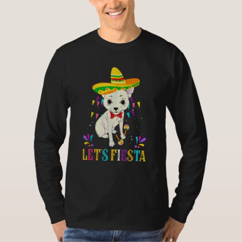 Lets Fiesta Mexican Chihuahua Dog Cinco De Mayo T_Shirt