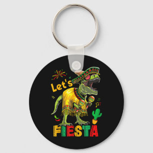 Lets Fiesta Mexican Dino Trex Cinco De Mayo Toddle Keychain