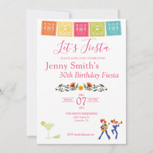 Let's Fiesta Party Invite