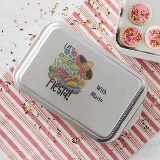 Let's Fiesta! Personalized Mexican Party Theme Cake Pan