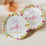 Let's Fiesta Taco Mexican Fiesta Birthday Party Paper Plates<br><div class="desc">This is a Let's Fiesta Taco Mexican Fiesta Birthday Party Paper Plates!</div>