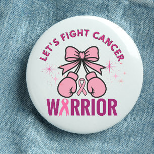 Let's fight cancer , cancer awareness button
