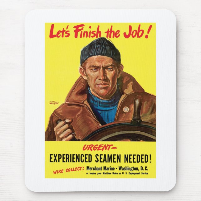 Let's Finish The Job! Mouse Pad (Front)