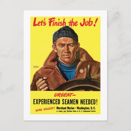 Lets Finish The Job Postcard