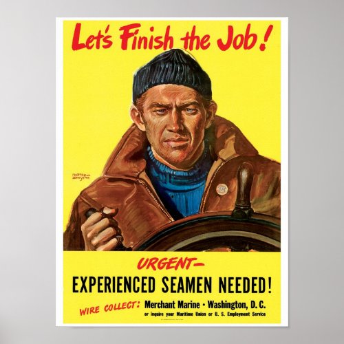 Lets Finish The Job Poster