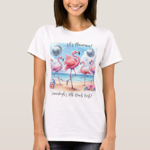 Let's Flamenco! Birthday Beach Bash Commemorative  T-Shirt
