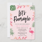 Let's Flamingle | Baby Shower Invitation (Front)