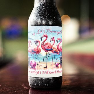 Let's Flamingle Beach Birthday Bash Commemorative 