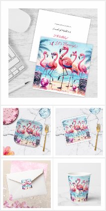 Let's Flamingle Beach Birthday Party
