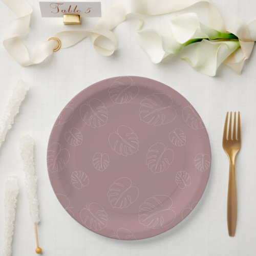 Lets Flamingle Matching Paper Plates