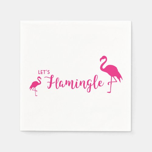 Lets Flamingle Napkins