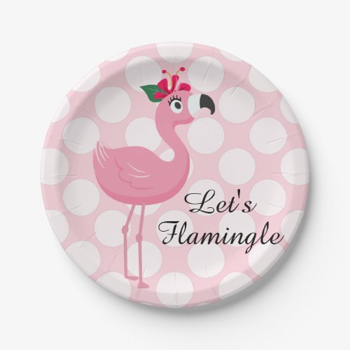 Lets flamingle paper plates