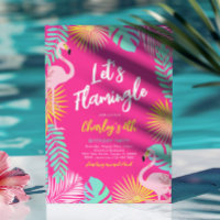 Let's Flamingle Party Invitation