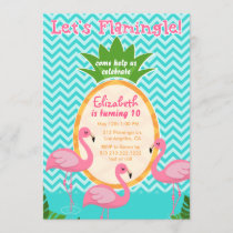 Girl Fishing O-FISH-ally Birthday Invitation | Zazzle