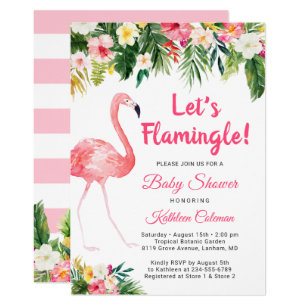 Tropical Baby Shower Invitations Zazzle