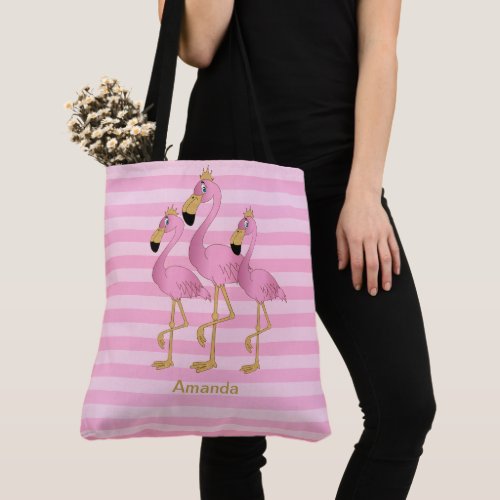 Lets Flamingo Tote Bag