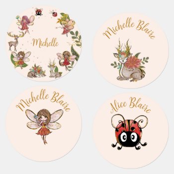 Lets Flutter And Twirl Fairy Garden Clothing Label by HappySide at Zazzle