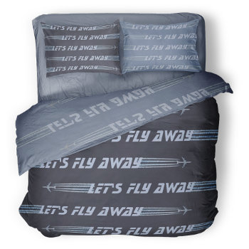 Let's Fly Away Duvet Cover by aura2000 at Zazzle