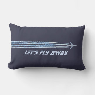 Let's Fly Away Lumbar Pillow