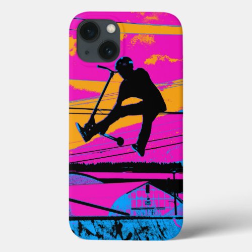 Lets Fly  High Flying Scooter iPhone 13 Case