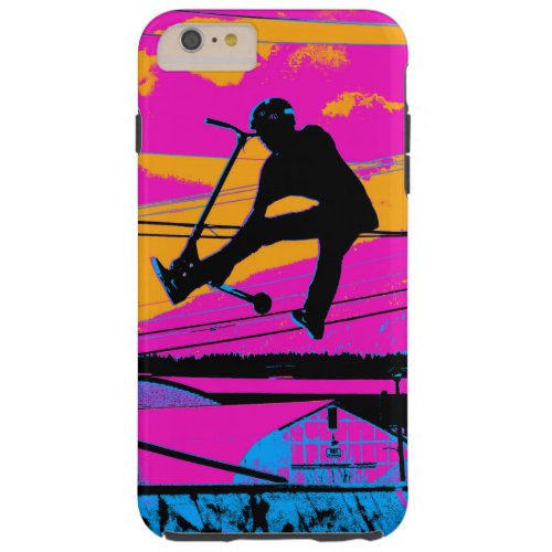 Lets Fly  High Flying Scooter Tough iPhone 6 Plus Case