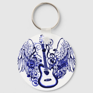 Let's Fly,Rock N Roll_ Keychain