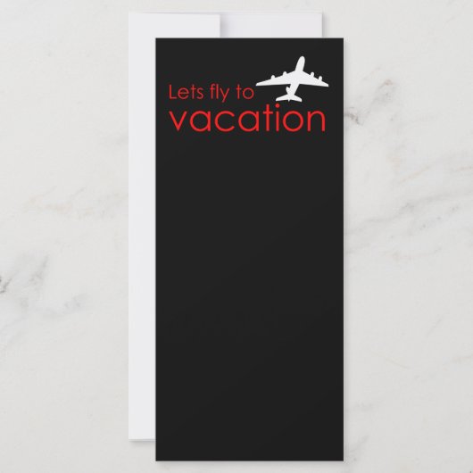 Lets fly to vacation (Front)