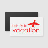 Lets fly to vacation (Front/Back)