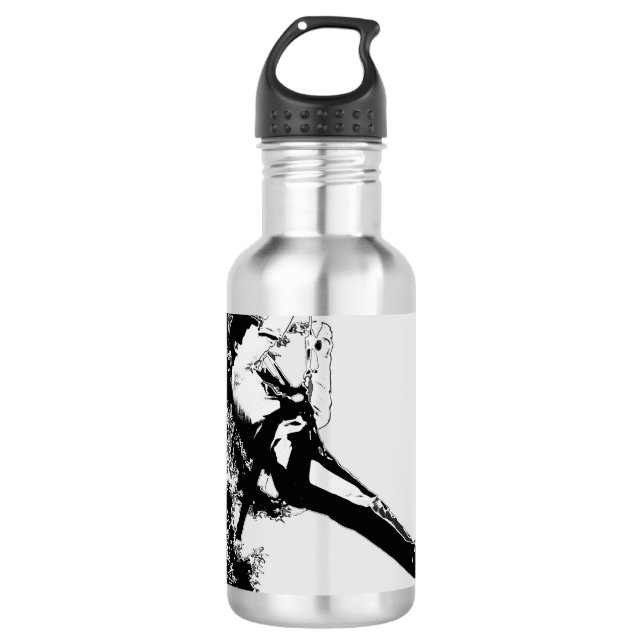 Lets Fly! - Ziplining Run Stainless Steel Water Bottle (Front)