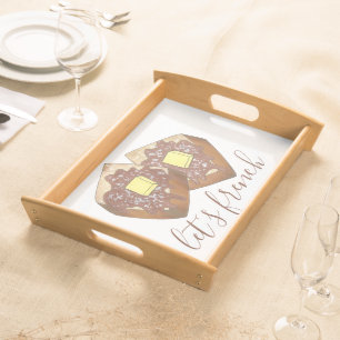 Let's French (Kiss) Toast Valentine's Day Love Serving Tray
