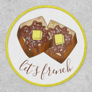 Let's French Toast Butter and Syrup Breakfast Food Patch
