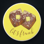 Let's French Toast Butter and Syrup Breakfast Food PopSocket<br><div class="desc">Design features an original marker illustration of delicious diner-style challah french toast (a.k.a. eggy bread) topped with syrup, powdered confectioner's sugar, and a pat of butter. A breakfast food favorite! This french toast foodie design is also available on other products. Don't see what you're looking for? Need help with customization?...</div>