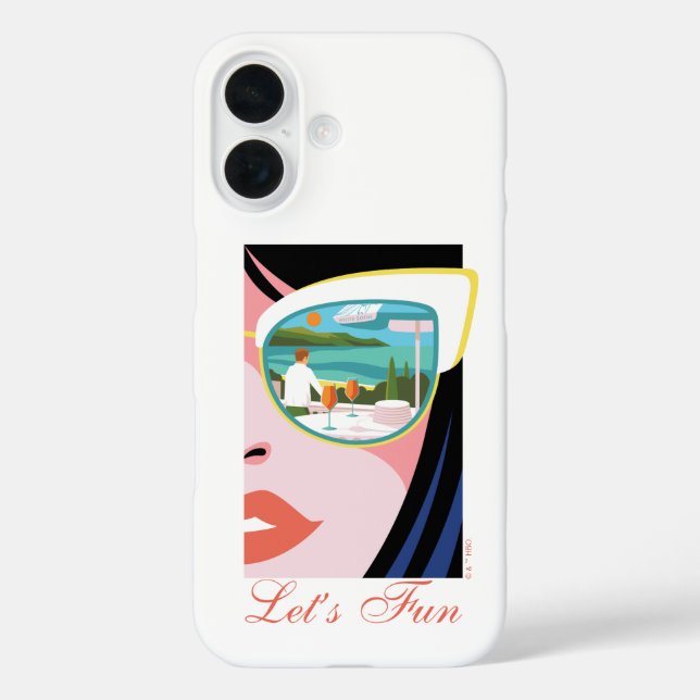 Let's Fun - The White Lotus Case-Mate iPhone Case (Back)