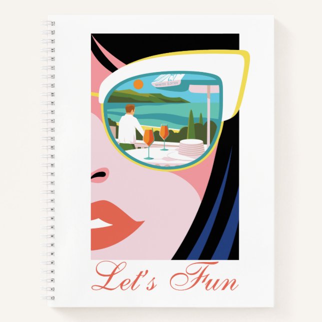 Let's Fun - The White Lotus Notebook (Front)
