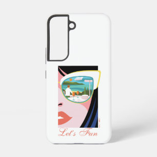Let's Fun - The White Lotus Samsung Galaxy S22 Case