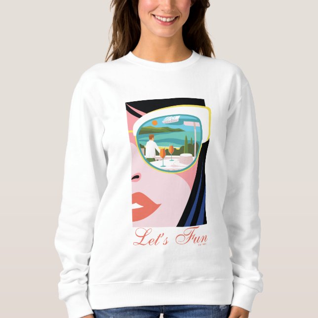 Let's Fun - The White Lotus Sweatshirt (Front)