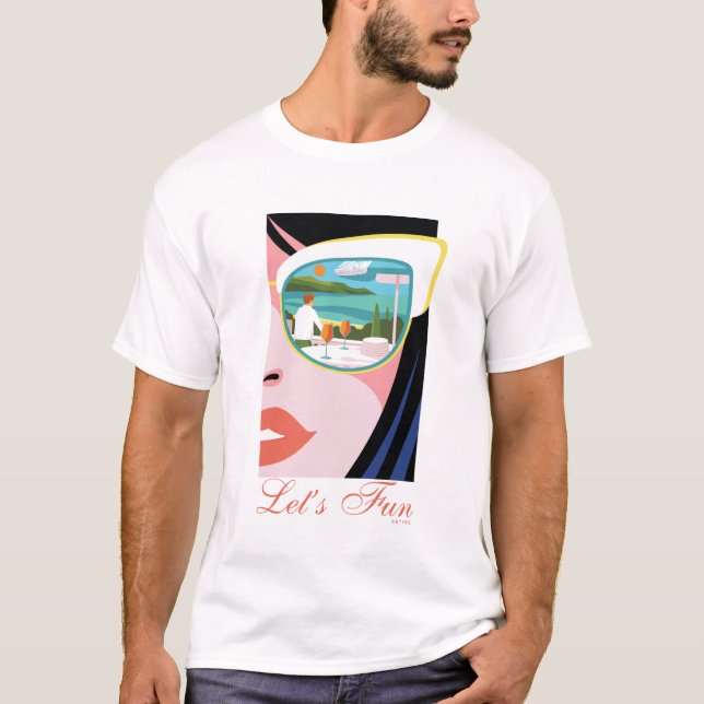 Let's Fun - The White Lotus T-Shirt (Front)