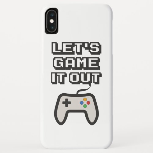Lets game it out iPhone XS max case