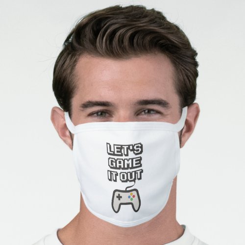 Lets game it out face mask