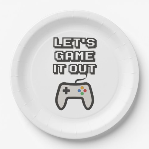 Lets game it out paper plates