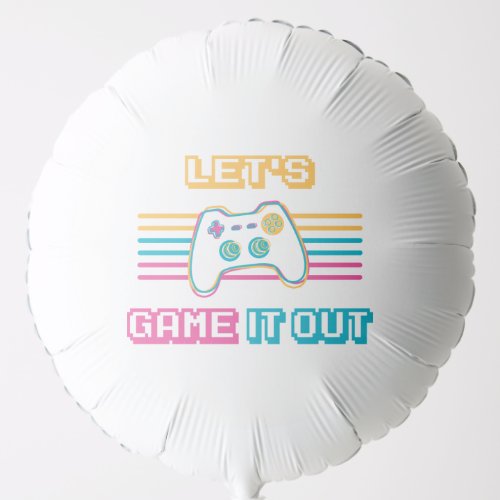 Lets game it out _ Retro style Balloon