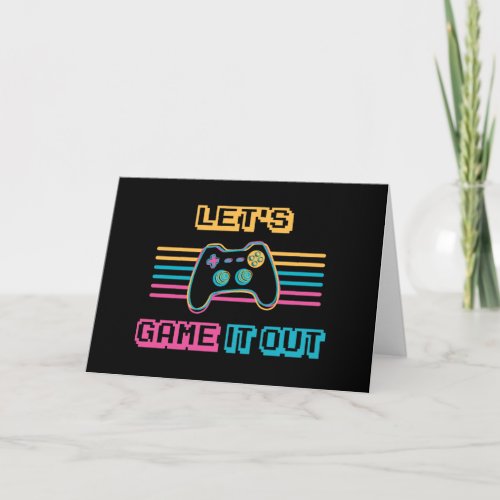 Lets game it out _ Retro style Card