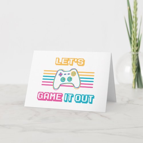 Lets game it out _ Retro style Card