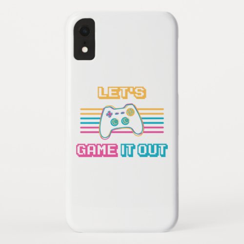 Lets game it out _ Retro style iPhone XR Case