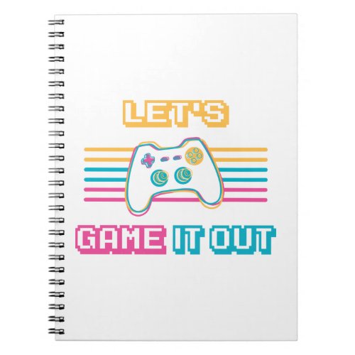 Lets game it out _ Retro style Notebook