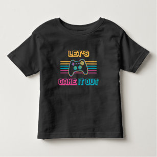 Let's game it out - Retro style Toddler T-shirt